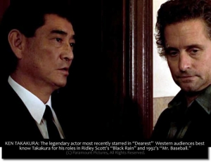 Ken Takakura - With Michael Douglas in 'Black Rain'